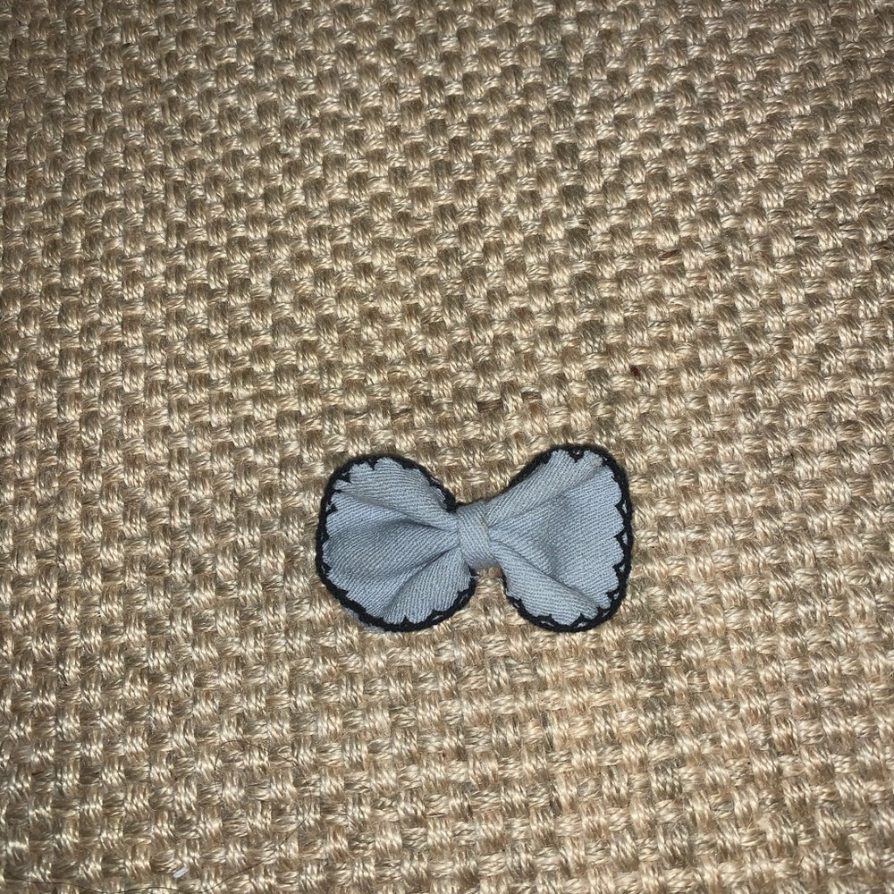 HANDMADE Korean Grey Bow